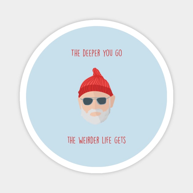 The Life Aquatic with Steve Zissou Magnet by wackyposters